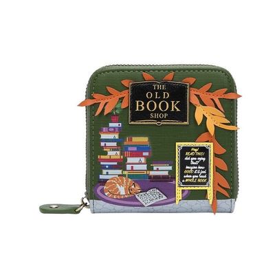 Vendula The Old Book Shop - Green Edition - Square Wallet