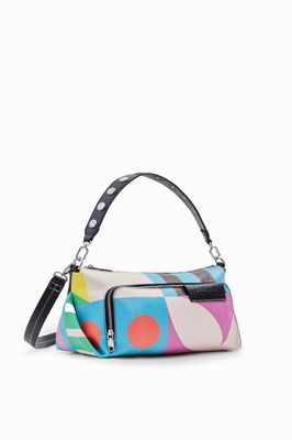 Desigual Patchwork Geometric Crossbody Bag