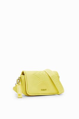 Desigual Lemon Star Embossed Crossbody Bag