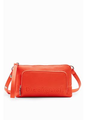 Desigual Orange Mini Logo Crossbody Bag