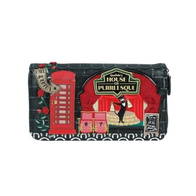 Vendula Purrlesque Club Large Ziparound Wallet