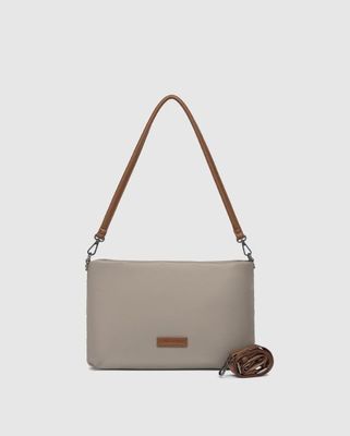 Louenhide Jordan Nylon Crossbody Coffee