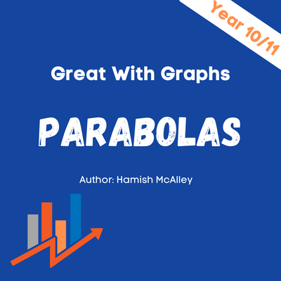 Great with Graphs - Parabolas - Year 10/11 - 5 modules with 5 assessment quizzes