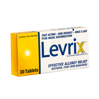 Levrix Antihistamine 5mg 30 Tablets