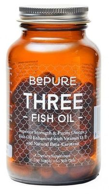 Bepure Three Fish Oil 60 Capsules
