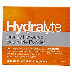 Hydralyte Sachet 10 Orange 5g