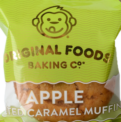Apple Salted Caramel Mega Muffin Original Foods 140g