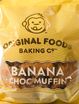 Banana Choc Muffin Mega Original Foods 140g