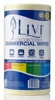 Commercial Wipes Yellow Anti-Bacterial