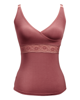 Wrap-Front Wire-Free Camisole