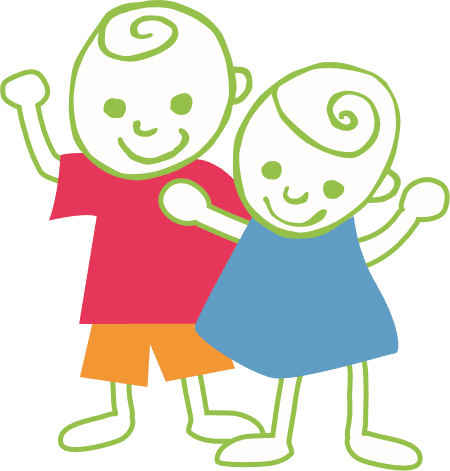 Sprouts kids are happy kids icon