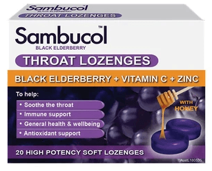 Sambucol Throat Lozenges 20s