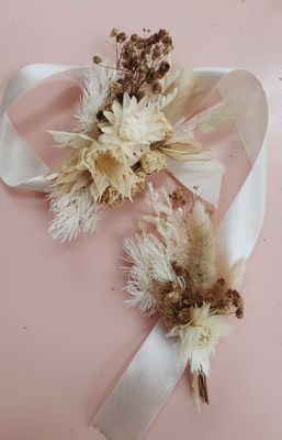 Wrist corsage and Buttonhole
