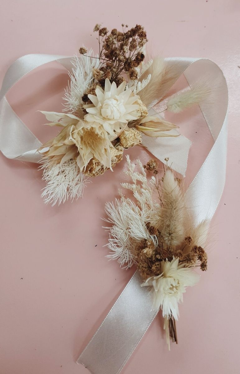 dry flower 蒼 corsage no.673