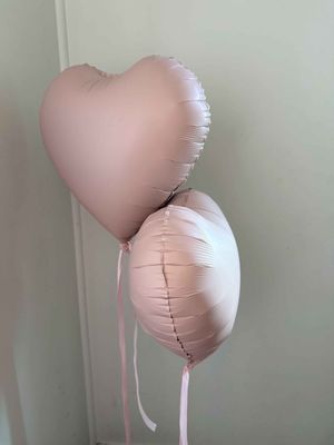 Love you - heart hellium balloon