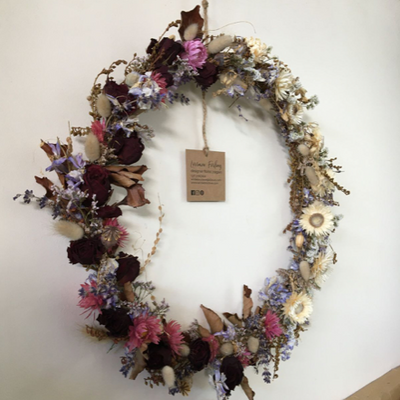 6-3. Designer Dried Flower FULL Wreaths MADE-TO-ORDER designs - from