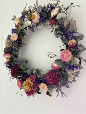 2-5. Designer Dried Flower FULL Wreaths MADE-TO-ORDER designs - from