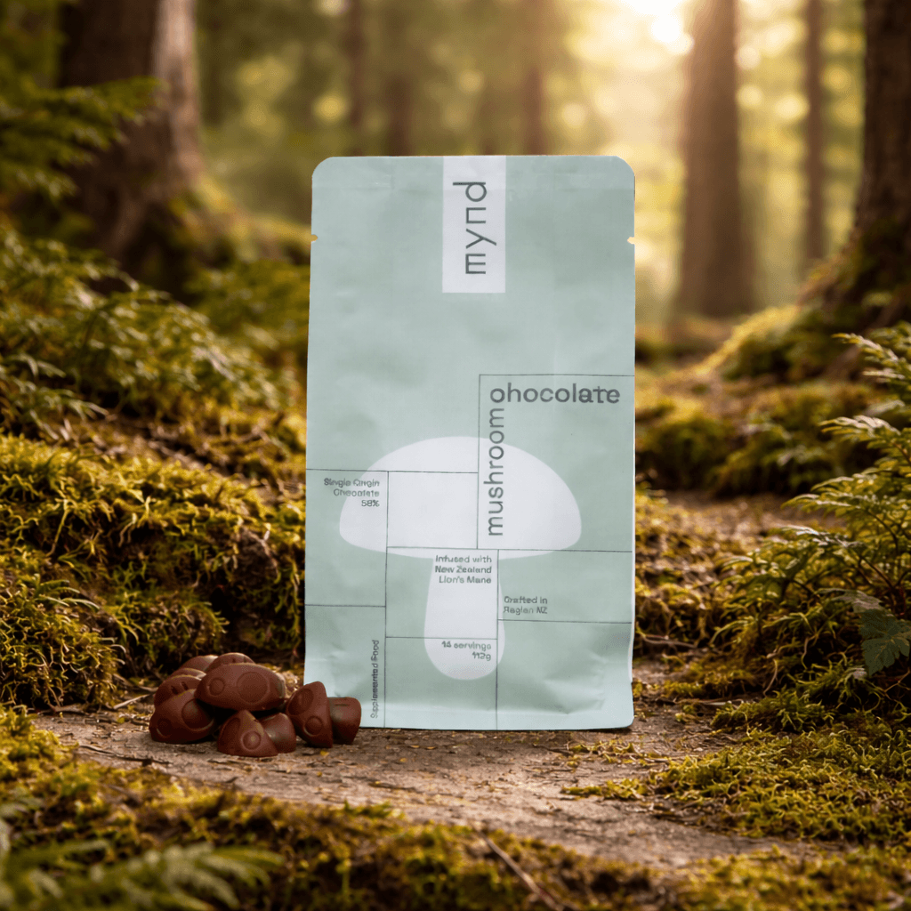 Chocolate mushrooms luxury gift box by Wild About Eve florist raglan