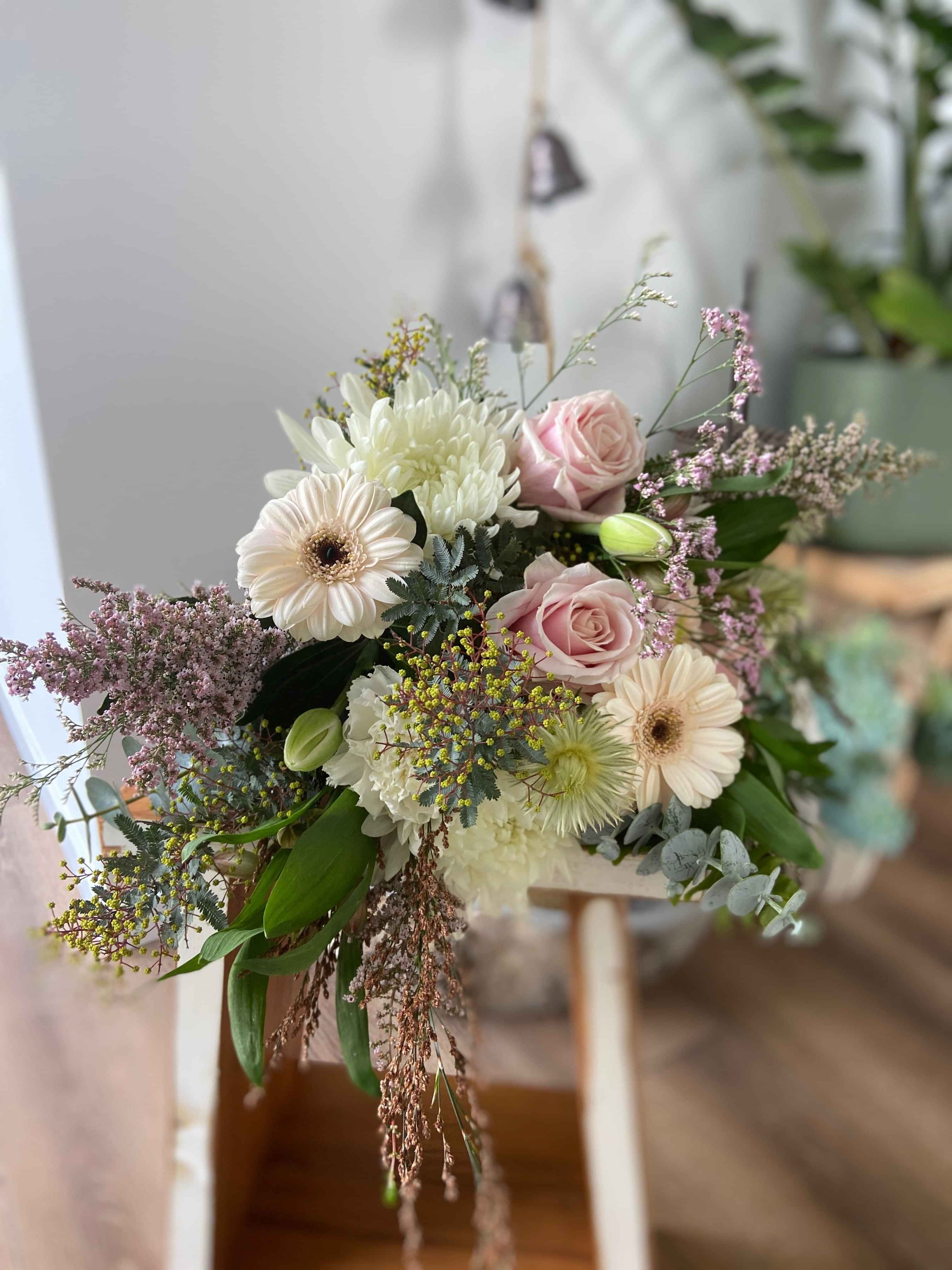 Dried flower crown wedding by Raglan Florist Wild About Eve
