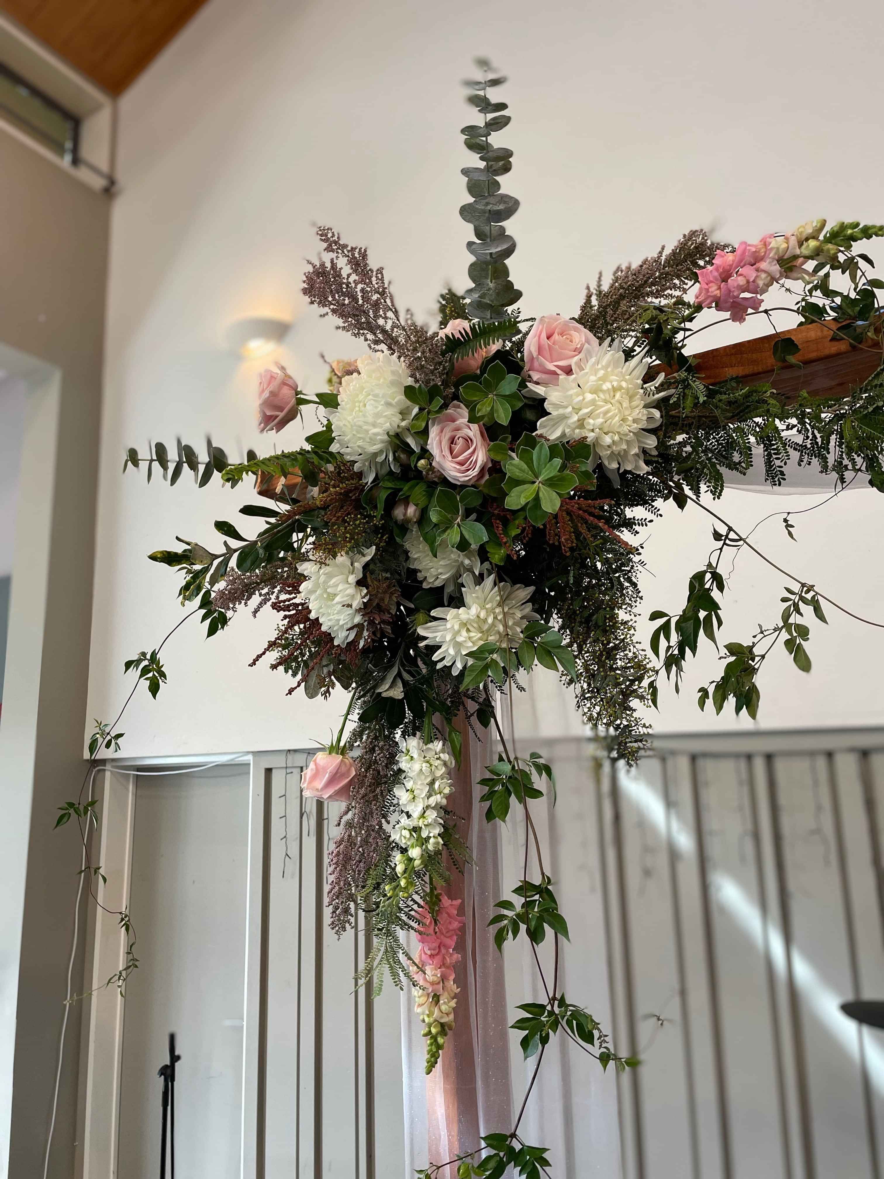 Bright beautiful fresh flower wedding bouquet by Raglan Florist Wild About Eve