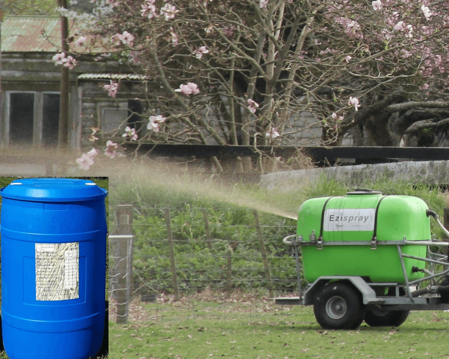 Spraying nutrinets & beneficial microbes with an Agrifert Sprayer