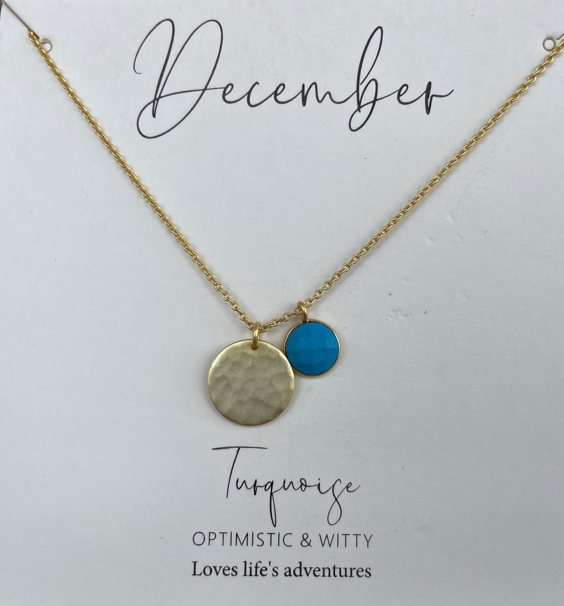 5. Humidity Birthstone Necklace December