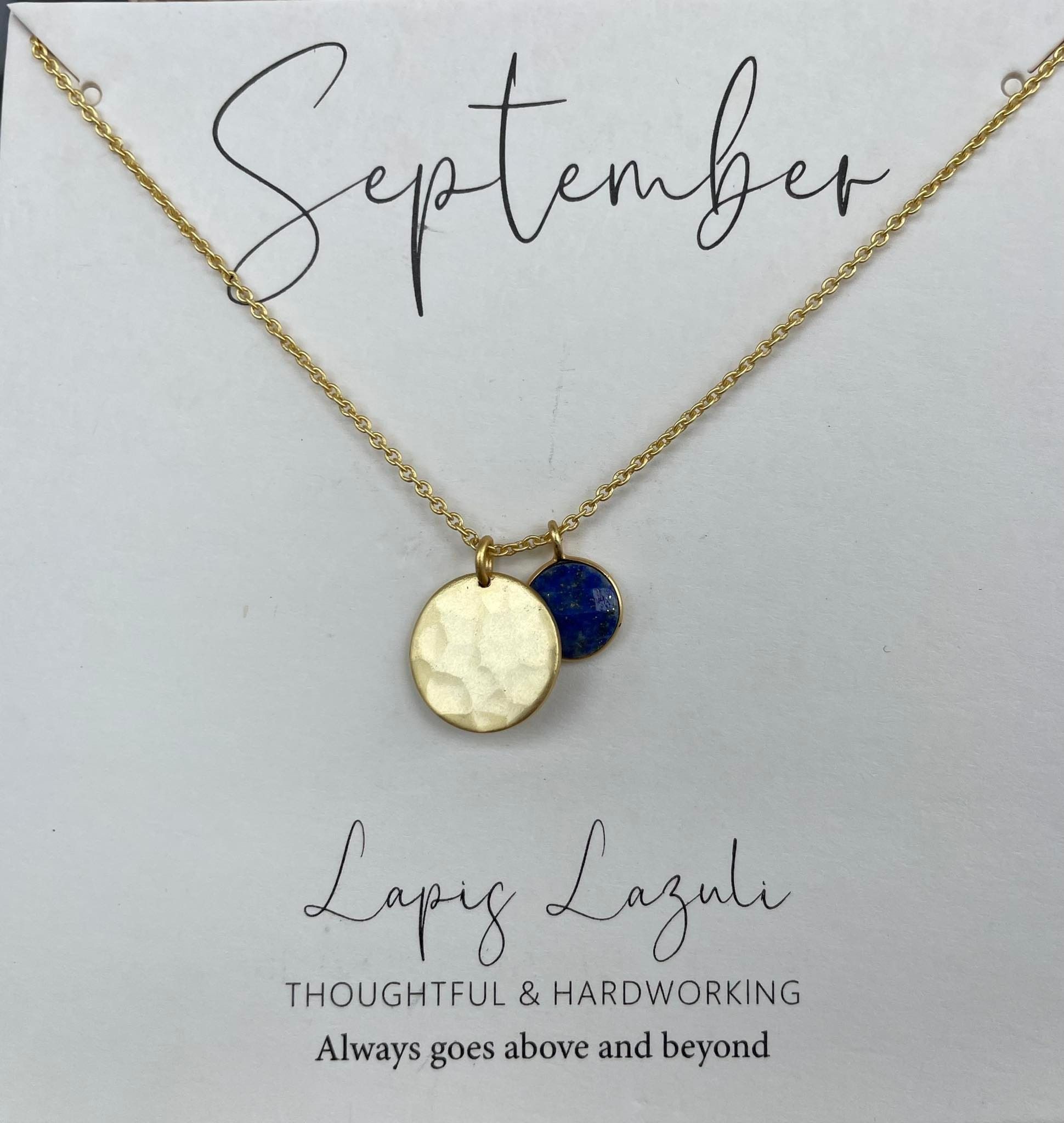5. Humidity Birthstone Necklace September