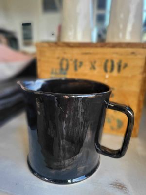 Black Creamery Jug