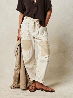 Free People Moxie Jeans Classic White