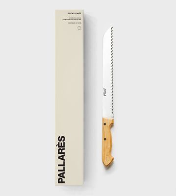 Pallares Bread Knife Box Wood - 25cm