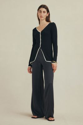 Marle Sienna Cardi - Black/Ivory