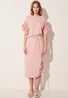 Pol Isla Frill Top - Pink