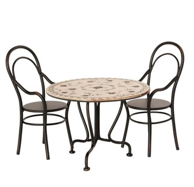 Maileg Dining Table w 2 Chairs