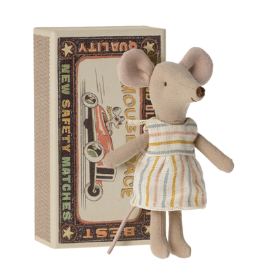 Maileg Mouse - Big Sister in Matchbox