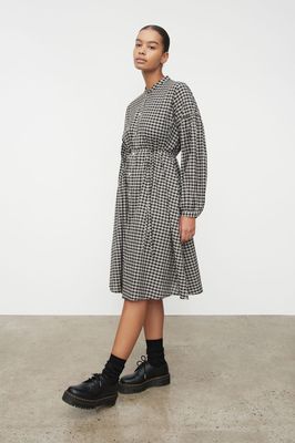 Kowtow Patti Dress - Monochrome Check