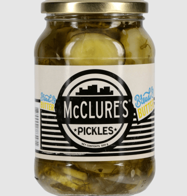 McClure&#039;s Pickles - Bread &amp; Butter Crinkle Cut 500g