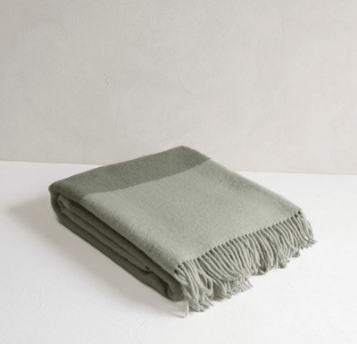 Forestry Wool Blanket - Forest/Soft Sage