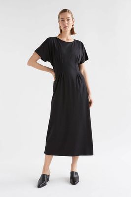 Elk Enda T-Shirt Dress - Black