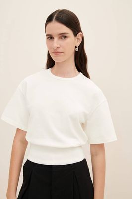 Kowtow Boxy Rib Tee - Off White