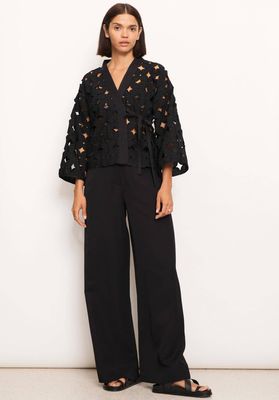 POL Sumi Opera Jacket - Black Lace