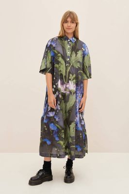 Kowtow Bloom Dress - Delphinium