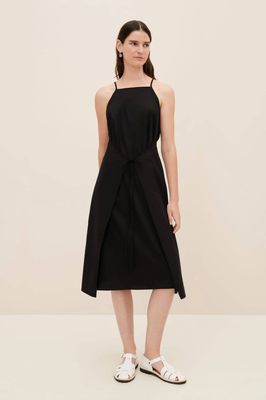 Kowtow Ingrid Apron Dress - Black