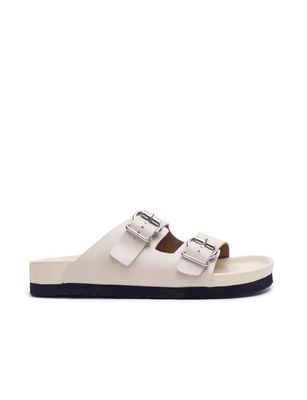 La Tribe Buckle Sandal - Cream