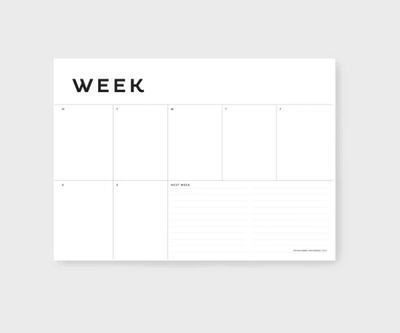 Father Rabbit A4 Week Planner