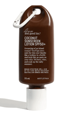 Feel Good Inc Coconut SPF50+ Sunscreen (75mL Traveller)