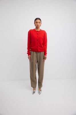 Gregory Farrah Knit Cardi - Lipstick Red