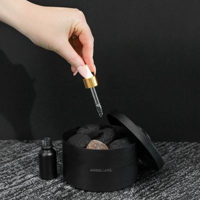 Amber Lane Lava Rock Diffuser - Smoked Honey