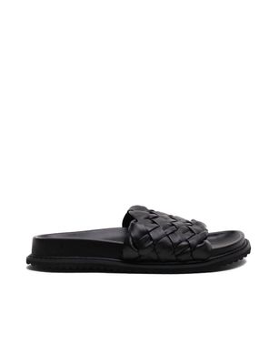 La Tribe Weave Slide - Black