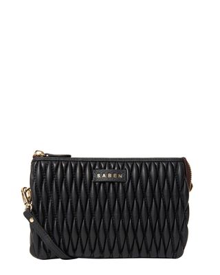 Saben Tilly Crossbody Black Diamond Quilt