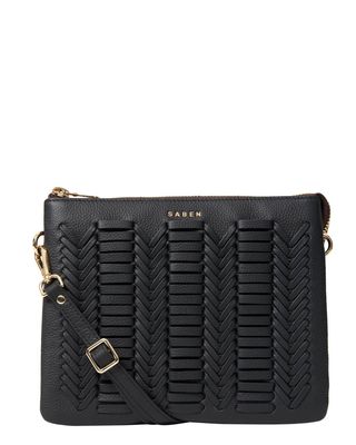 Saben Matilda Crossbody - Black Chevron